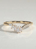 The Lyrène Ring - Marquise Crown Ring in Silver