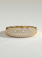 The Dome Ring - Multi Row Diamond Statement Band