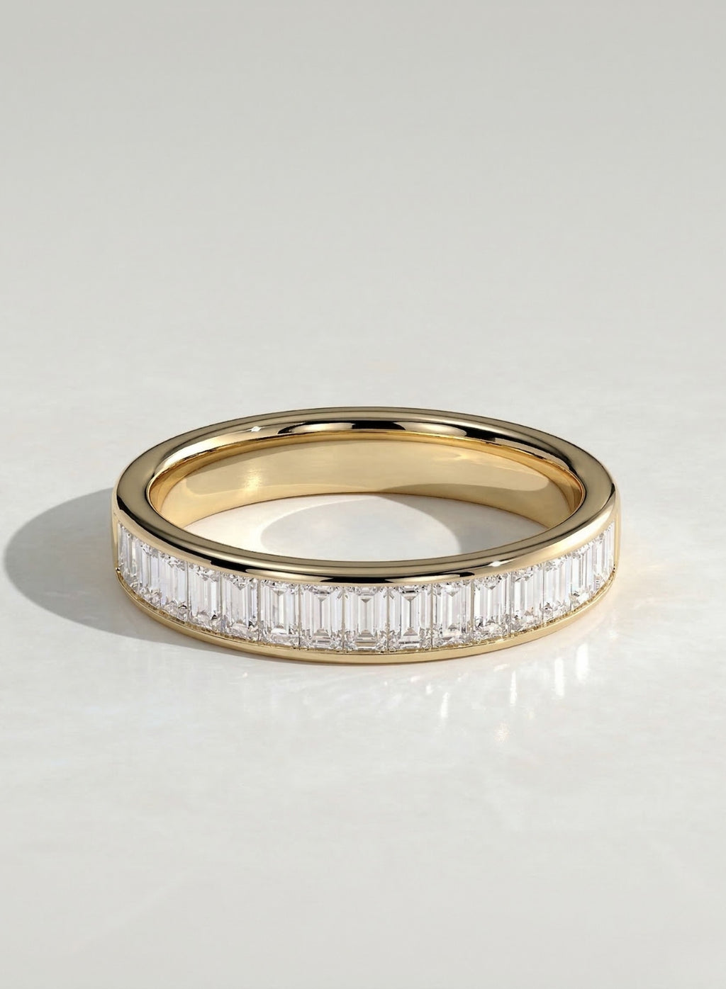 The Baguette Band - Fine Channel Set Diamond Ring