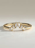 The Crown Guard Band - Baguette Diamond Ring Guard