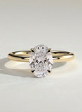 The Naomi Ring - Oval Solitaire Engagement Ring
