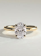 The Naomi Ring - Oval Solitaire Engagement Ring
