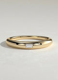 The Leni Ring - Baguette Diamond Dome Ring