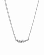 Bezel Gradient Bar Necklace