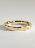 The Lila Band - Flush-Set Diamond Band