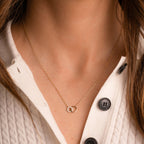 Interlocking Circle Diamond Necklace
