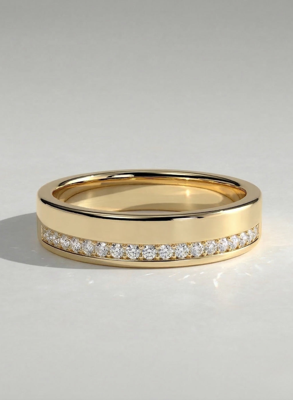 The Nolan Band - Men’s Modern Diamond Wedding Ring
