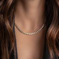 Baguette Bar Tennis Necklace