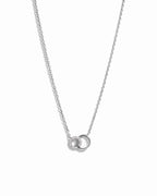 Interlocking Circle Diamond Necklace