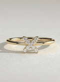 The Nyla Ring - X Motif Diamond Ring
