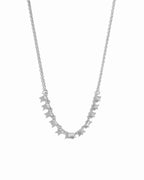 Baguette & Round Station Necklace