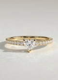 The Keely Ring - Heart Shape Pave Diamond Ring