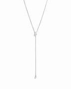 Pear Drop Lariat Necklace