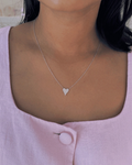 Diamond Heart Pendant Necklace