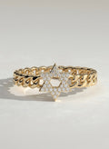 The Orion Link - Geometric Star Chain Statement Ring