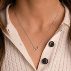 Interlocking Circle Diamond Necklace