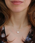 Round Prong Setting Solitaire Necklace