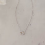 Interlocking Circle Diamond Necklace