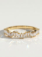 The Selene Band - Graduated Baguette Contour Band