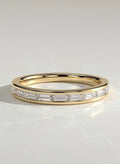 The Endless Light - Channel Set Baguette Inlay Band