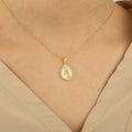 A Letter Diamond Initial Necklace