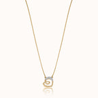 Amour Swirl Diamond Heart Necklace