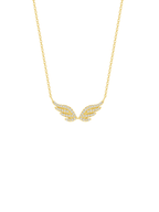 Angel Wings Diamond Necklace