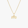 Aquarius Zodiac Necklace