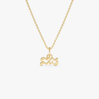 Aquarius Zodiac Necklace