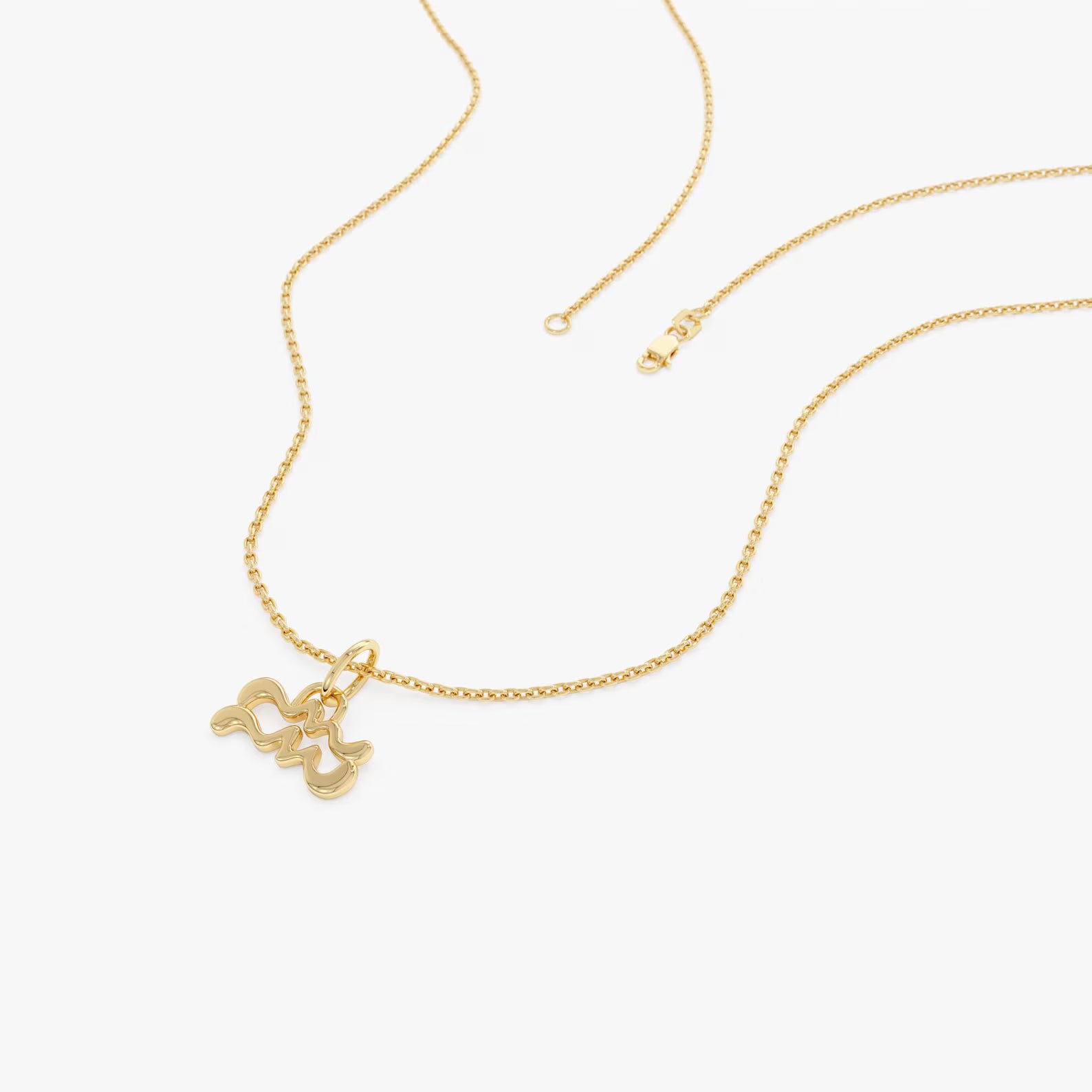 Aquarius Zodiac Necklace