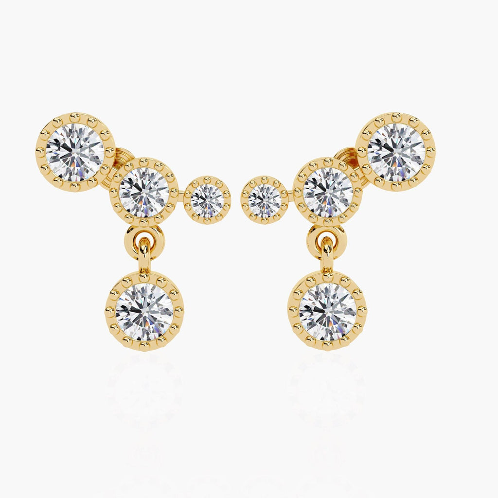 Trio Drop Earrings