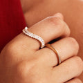Baguette Curve Ring