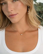 Bezel Setting Round Solitaire Pendant