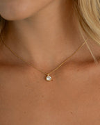 Bezel Setting Round Solitaire Pendant