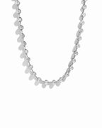 Bezel Station Tennis Necklace