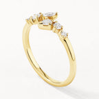 Bloom Diamond Bypass Ring