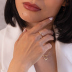 Bloom Diamond Bypass Ring