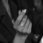 Bloom Diamond Bypass Ring