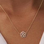 Blossom Heart Diamond Necklace
