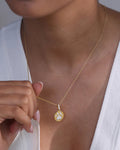 Bold Paw Print Diamond Necklace