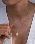 Bold Paw Print Diamond Necklace