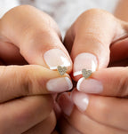 Brilliant Diamond Heart Studs