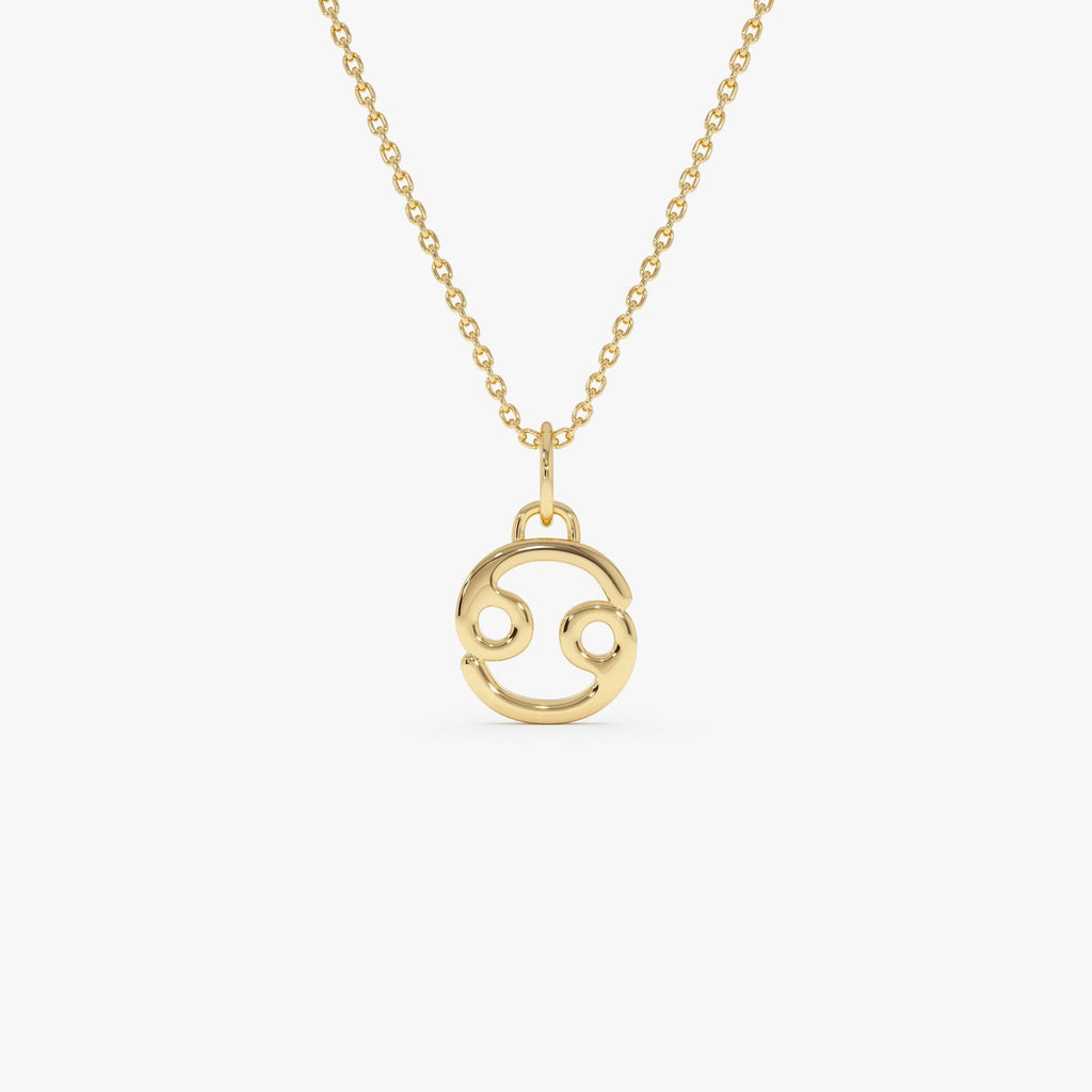Cancer Zodiac Pendant Necklace