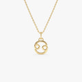 Cancer Zodiac Pendant Necklace