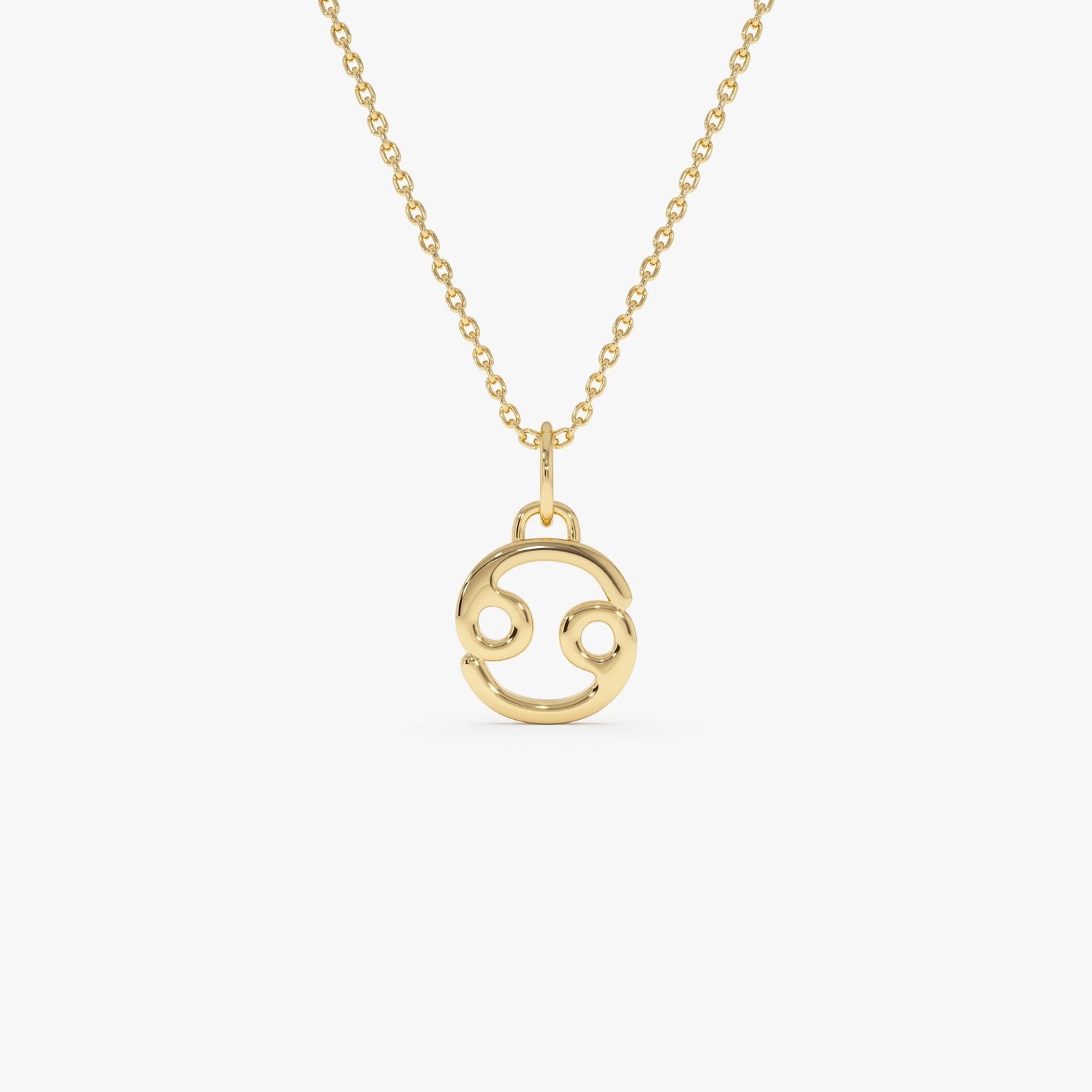 Cancer Zodiac Pendant Necklace