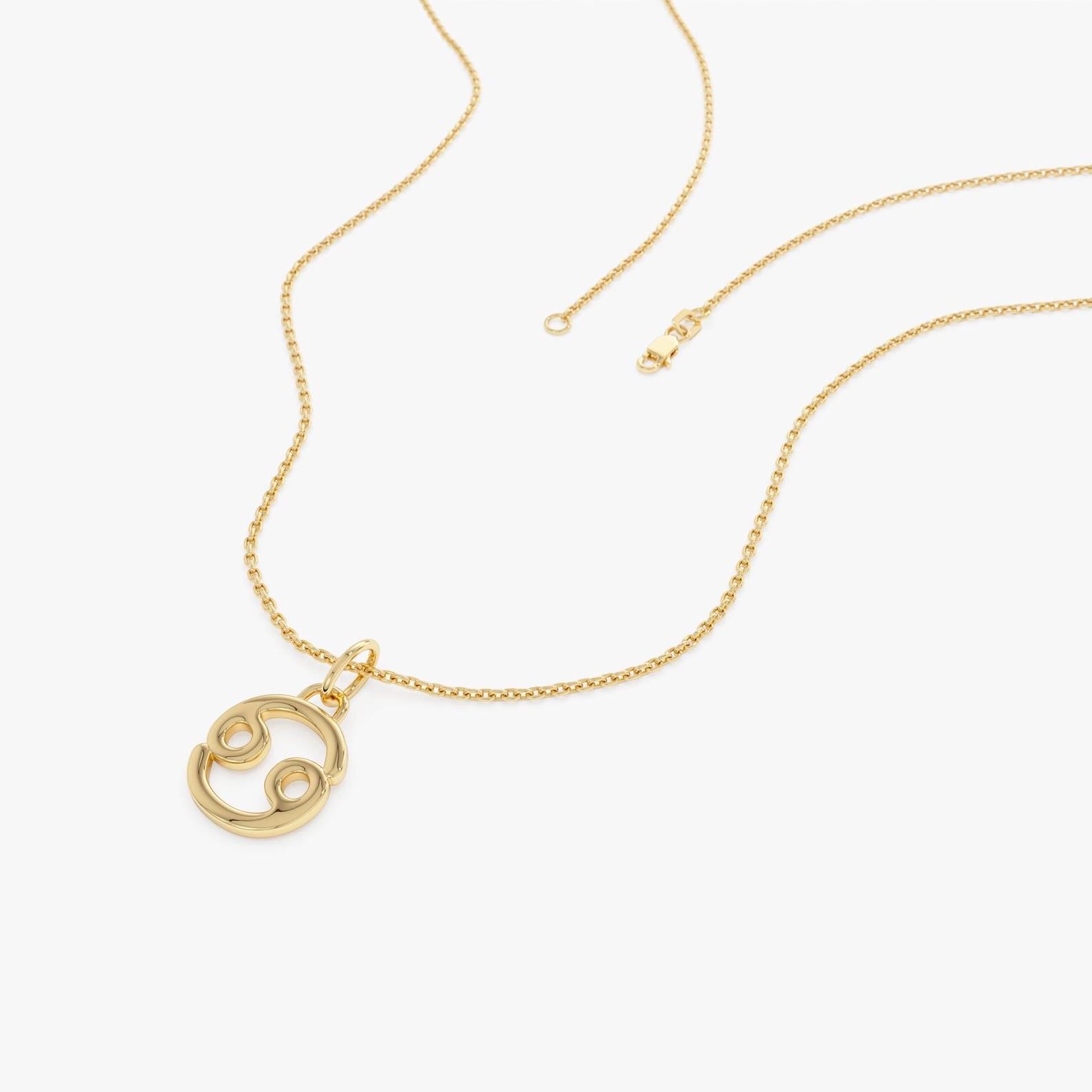 Cancer Zodiac Pendant Necklace