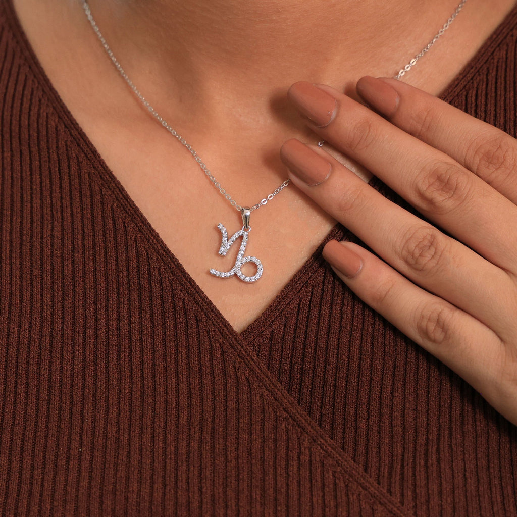 Capricorn Zodiac Charm Pendant Necklace