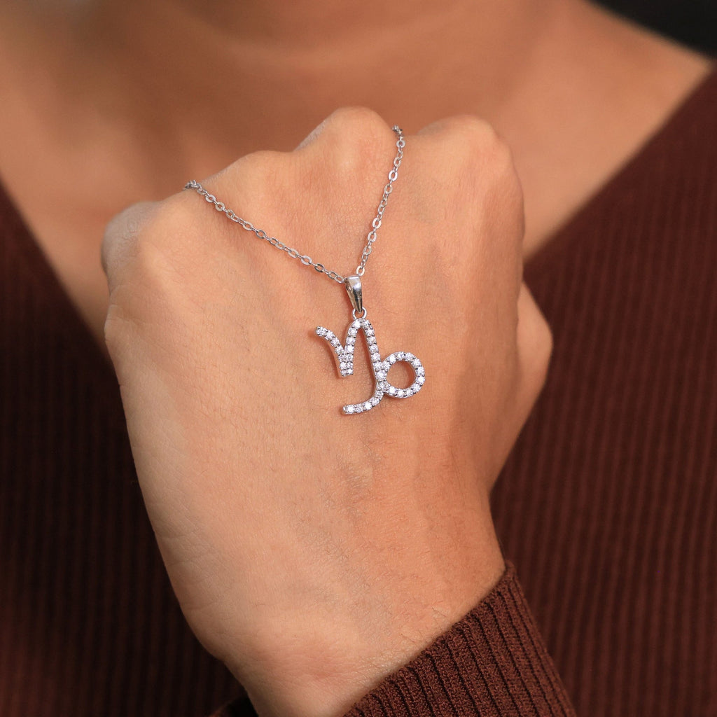 Capricorn Zodiac Charm Pendant Necklace