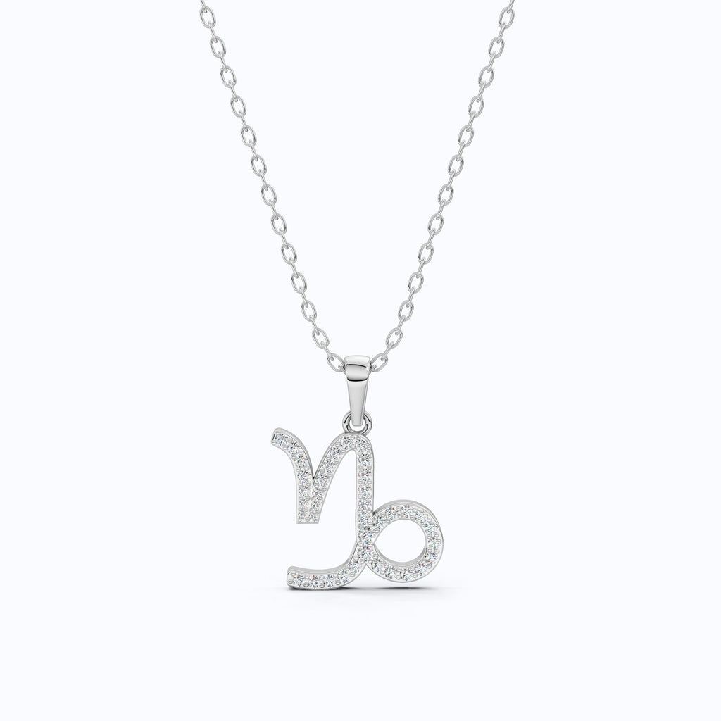 Capricorn Zodiac Charm Pendant Necklace