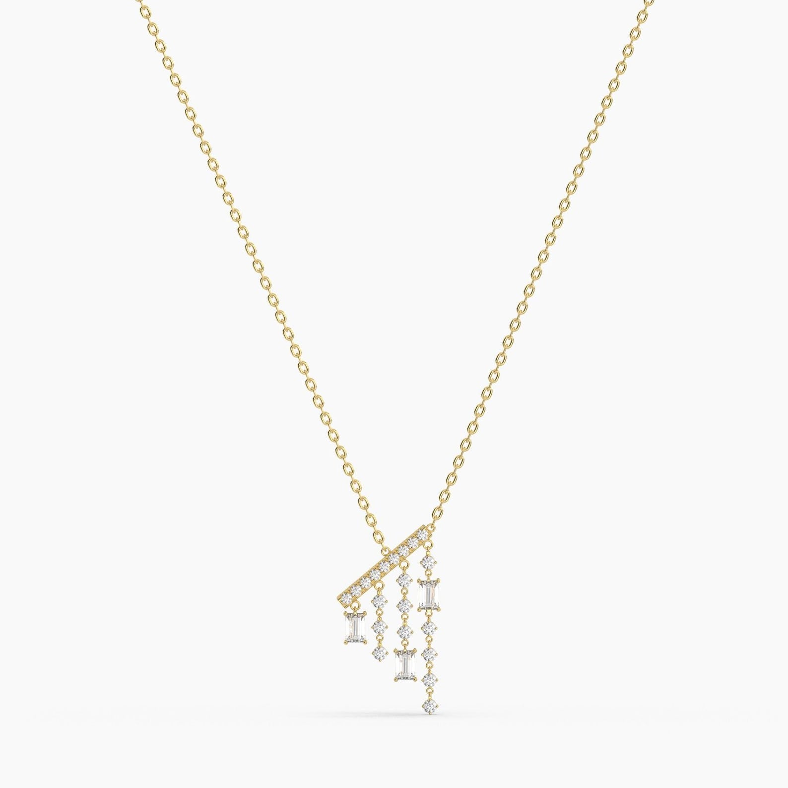 Chandelier Diamond Drop Necklace